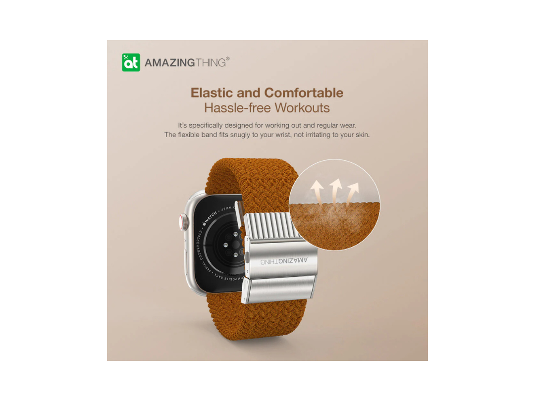 سوار ساعة AmazingThing Titan Weave الرياضي المضفر لسلسلة Apple Watch سوار ساعة AmazingThing Titan Weave الرياضي المضفر لسلسلة Apple Watch